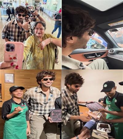 Kartik Aaryan shares glimpses from his Patna trip