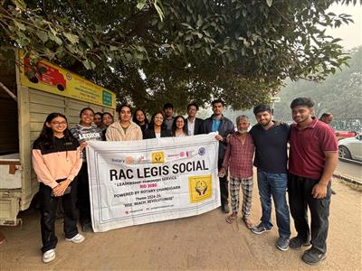 Rotaract Club of Legis Social Chandigarh in Collaboration with Rotary Club Chandigarh Successfully Conducted Humanity Against Hunger 4.0 at PGI Hospital Chandigarh on 13th