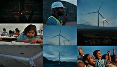 Adani Group's advertisement on wind turbines, not just commercial but a beacon of hope