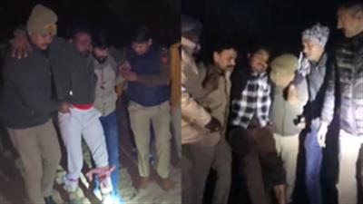 उत्तर प्रदेश में दो पुलिस मुठभेड़ों में गिरफ्तार दो लोगों में से एक वांछित गौ तस्कर भी शामिल है