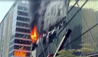 Fire breaks out in high-rise building in Hyderabad’s IT hub