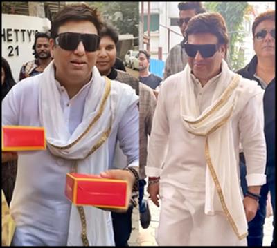 Govinda distributes sweets and meets fans on his 61st birthday