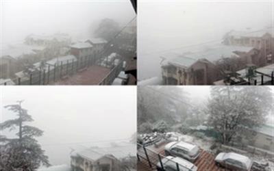 Shimla sees mild snow, bringing cheer with promise of White Christmas