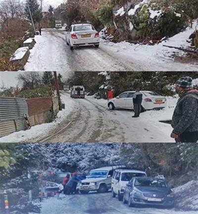 Snow turns Uttarakhand valleys into winter wonderland; disrupts travel