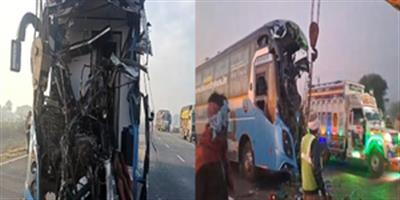 Fog woes: Over 24 people injured in bus-truck collision in Rajasthan's Dausa