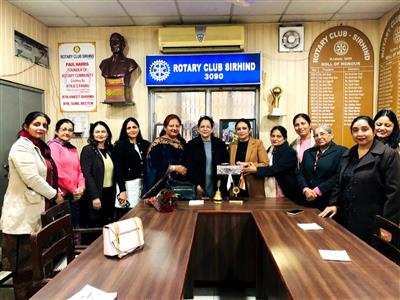 Rotary Club Sirhind Organizes Seminar on Women’s Health Screening and Personal Hygiene