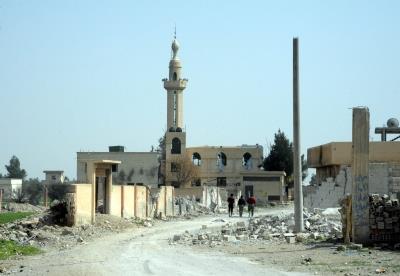 Three dead, five injured in mosque stampede in Syria's capital