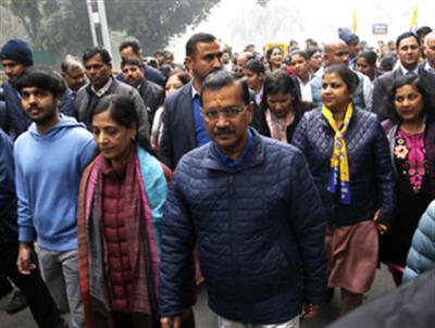 Kejriwal files nomination from New Delhi Assembly constituency