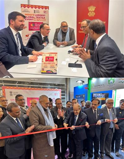 India showcases its textiles sector at Heimtextil 2025 in Frankfurt