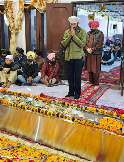 Punjab PR department organises third religious congregation and Guru Ka Langar to mark birth anniversary of Sri Guru Gobind Singh Ji