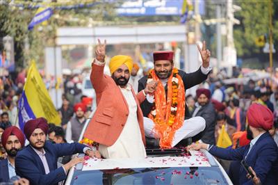 On February 5, the Broom Will Sweep Across Delhi Again: Bhagwant Mann