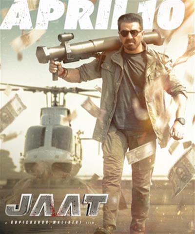 Sunny Deol ਦੀ ਅਦਾਕਾਰੀ ਵਾਲੀ ਫਿਲਮ 'Jaat' 10 ਅਪ੍ਰੈਲ ਨੂੰ ਰਿਲੀਜ਼ ਹੋਵੇਗੀ