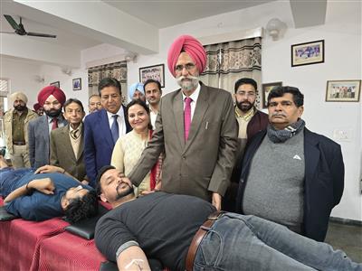 Remembering ace cricketer Dhruve Pandove, PSPCL CMD Baldev Singh Sran speaks about importance of blood donation