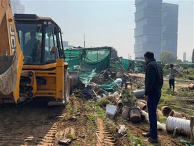 Gurugram: 12 acres of green belts made encroachment-free by GMDA