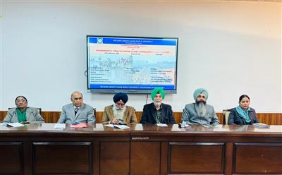 Sociology Department of Sri Guru Granth Sahib World University Hosts Seminar on Punjab’s Environmental Crisis