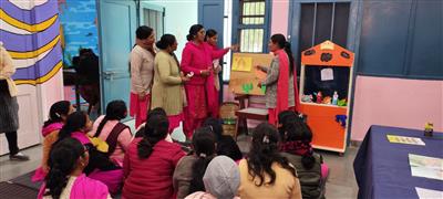 3-day training program in batches for Anganwadi Workers to strengthen Early Childhood Care Education.