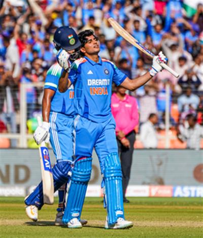 Shubman Gill becomes fastest to score 2,500 ODI runs in 50th match