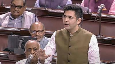 Aam Aadmi Party (AAP) Rajya Sabha MP Raghav Chadha today raised the issue of expensive food at the airport