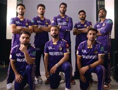 KKR unveil three-star jersey for IPL 2025 season