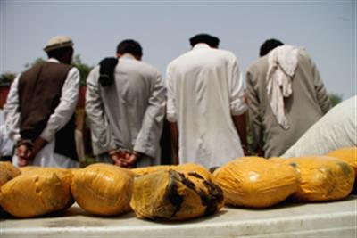 Afghan police discover over 6000 kg illicit drugs in Takhar province