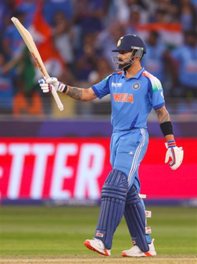 Virat Kohli overtakes Shikhar Dhawan to become India's leading run-scorer in Champions Trophy history