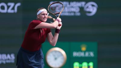 Kvitova stumbles in Indian Wells opener