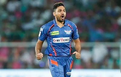 IPL 2025: ਫਿੱਟ ਹੋ ਕੇ ਵਾਪਸ ਆਵੇਸ਼ ਖਾਨ ਲਖਨਊ ਸੁਪਰ ਜਾਇੰਟਸ ਟੀਮ ਵਿੱਚ ਸ਼ਾਮਲ ਹੋਣ ਲਈ ਤਿਆਰ