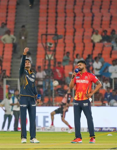 IPL 2025: Gujarat Titans opt to field first against Punjab Kings at NaMo Stadium